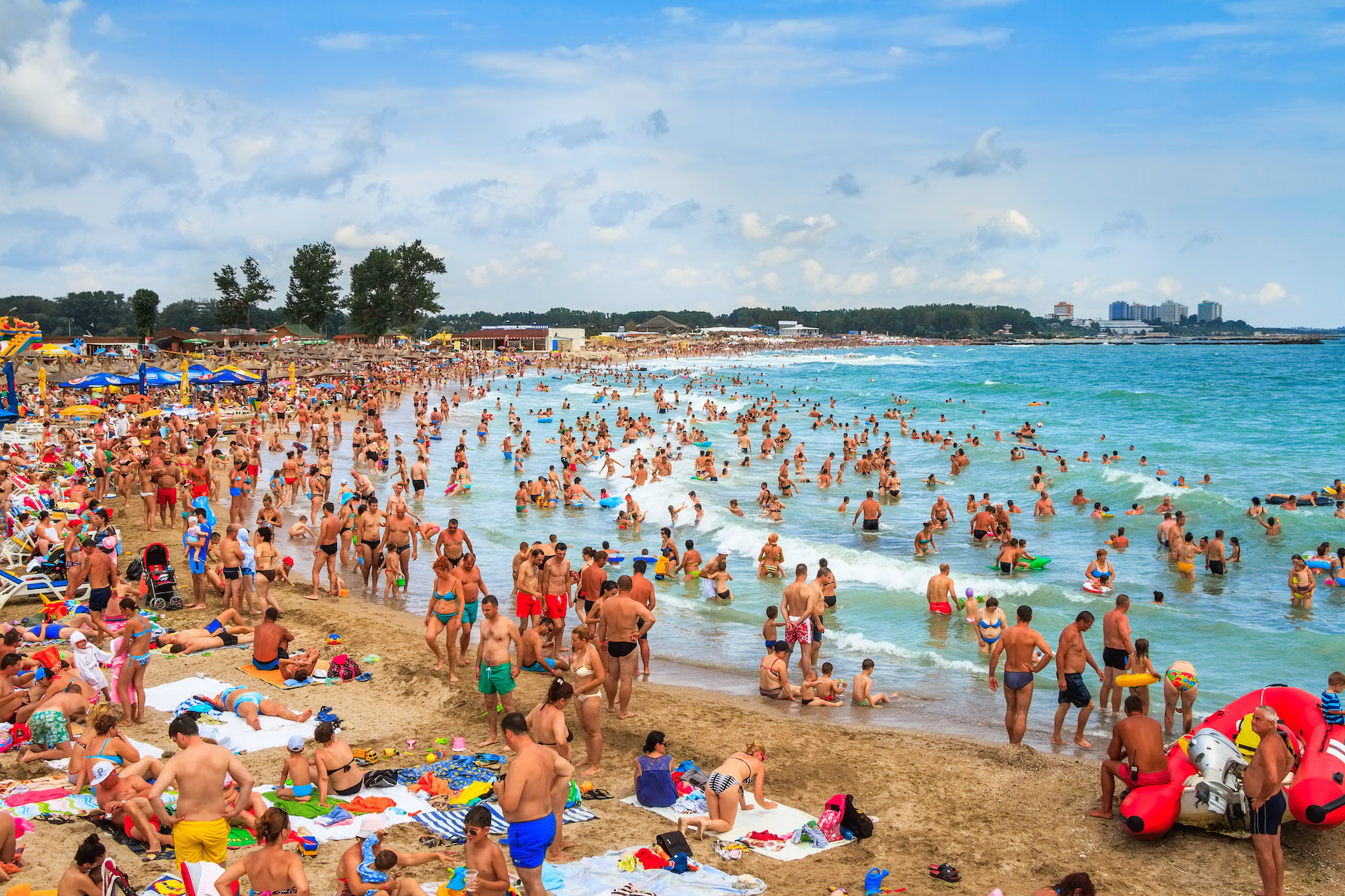 Menschen am Strand