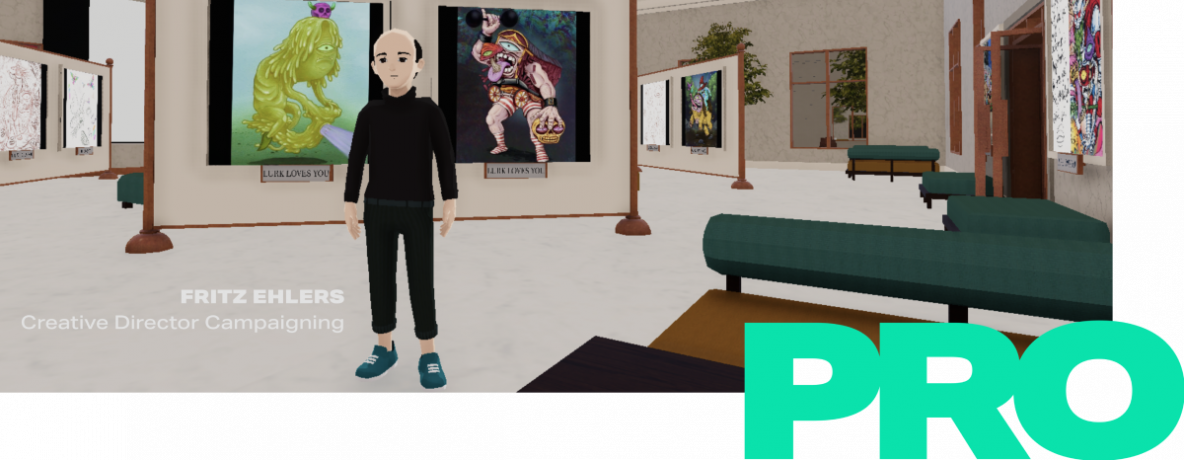 Fritz Ehlers' avatar in the Metaverse