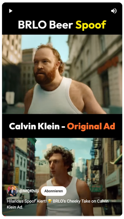 calvin klein vs. BRLO