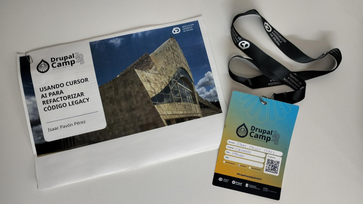 My credentials for the camp