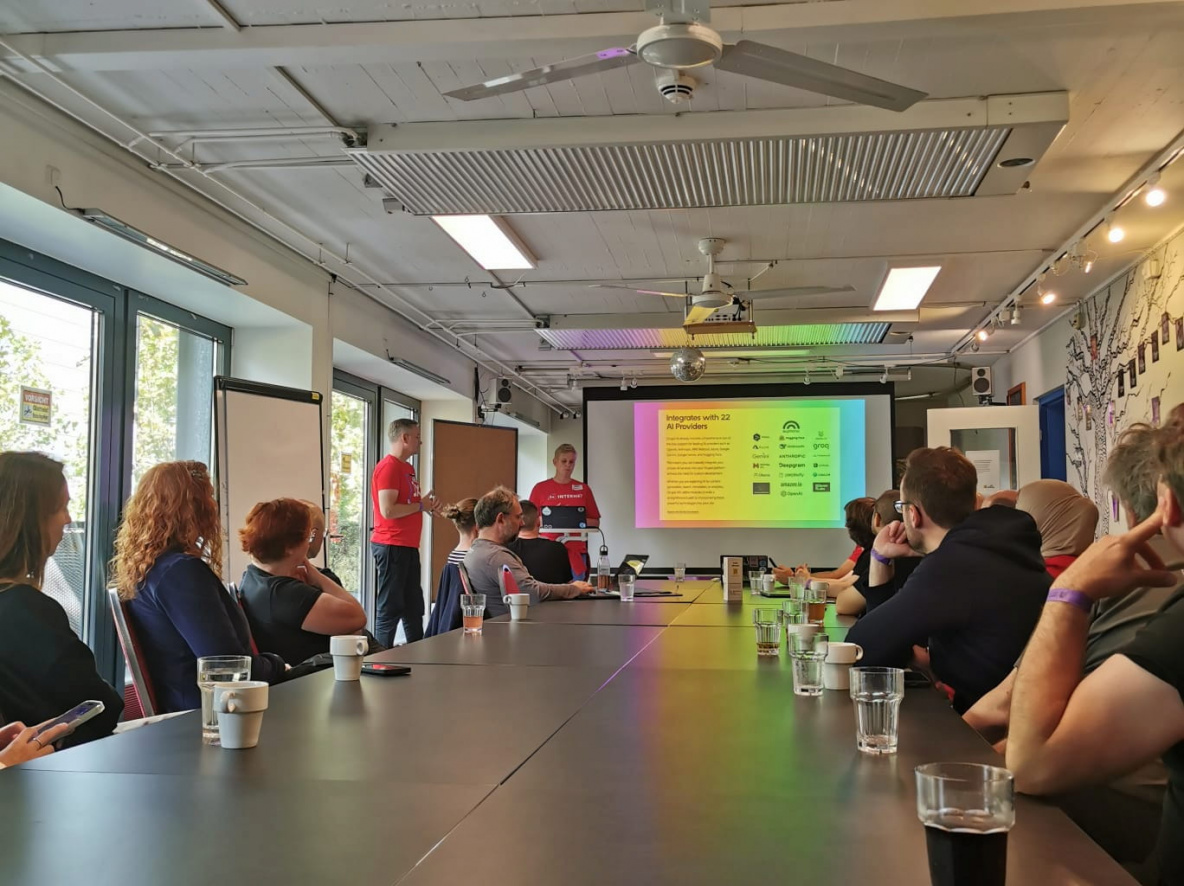 Attendees at a presentation during DrupalCamp Ruhr 2025